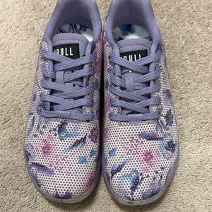 NOBULL Purple and Blue Floral Sneakers